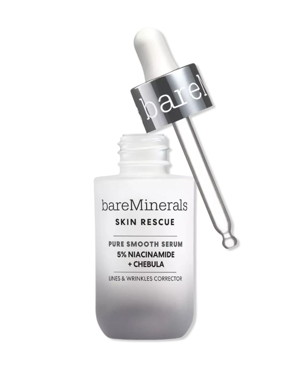 NWT bareMinerals Skin Rescue Pure Smooth Serum - 5% Niacinamide + Chebula - 30mL